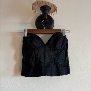 JCPenney Black Lace Bandeau
